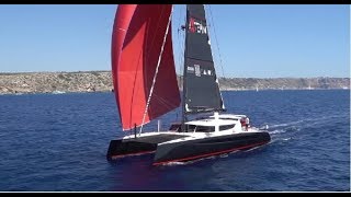 HH 66 carbon catamaran Walkthrough at Cannes 2017 worlds fastest catamaran [upl. by Skurnik]