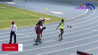 Women’s 400m Heat 2 Fatao Mariama of GAF wins Security services open championship Accra2024 [upl. by Leanahtan836]