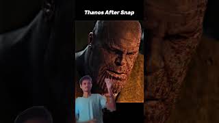 Thanos snap 🫰 🥶 marvel thanos avengers thor ironman thanos hulk mcu comic wanda vision [upl. by Anihsak]