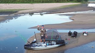 19 Miles ALONE On The River Kayak Fishing [upl. by Acisseg887]