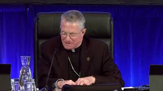 USCCB Fall Plenary Assembly Public Session  Day 1 Part 1 [upl. by Beach]