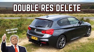 Double Resonator Delete on my BMW M140i MPerformance Exhaust [upl. by Pacheco]