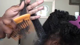 How to detangle natural hair Detangling product for black hair  Easy detangling for little kids [upl. by Faxon311]