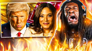 BEST BATTLE Donald Trump vs Kamala Harris Epic Rap Battles of History [upl. by Cavil654]