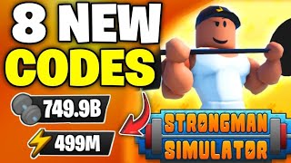 NEW STRONGMAN SIMULATOR CODES 2024  ROBLOX STRONGMAN SIMULATOR CODES [upl. by Ahtnamys267]