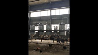 Ghana 3 tons crude oil refining plant in loadingediable oil refining machine in deliveryoil refine [upl. by Lamiv255]