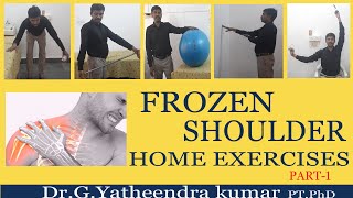 Home exercises for Frozen shoulder  adhesive capsulitis  periarthritis  shoulder pain [upl. by Alahc]