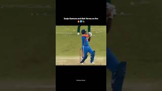 sanju samson and tilak varma batting 🔥 ll shorts trending ytshorts youtubeshorts cricket india [upl. by Annairdna]