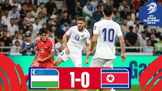 Uzbekistan  DPR Korea  Highlights  AsianQualifiers  Road To 26 [upl. by Alokin]