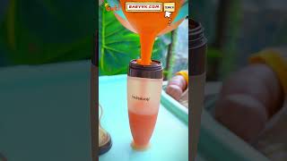 Sick of Cleaning Up Fruit Puree Spills Try the Baby Feeding Bottle with Spoon [upl. by Nnylahs]