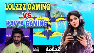 Lolzzz Gaming Vs Kavya Gaming  Kavya Gaming Vs Lolzzz Gaming  Girl Gamer Vs Lolzzz Gaming [upl. by Yatnohs470]