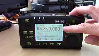 Xiegu X5105 NEW QRP Portable HF Radio Complete Review And Demo HF6m [upl. by Emarie821]