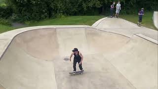 Murphy Twinz Poulton Skate Park Sesh Bradford On Avon Edit 2024 [upl. by Ellekcim]