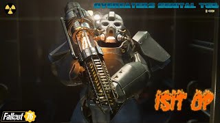 Fallout 76  Overeaters Sentinel T65 Review Is it OP Best Power Armour build [upl. by Luanni379]