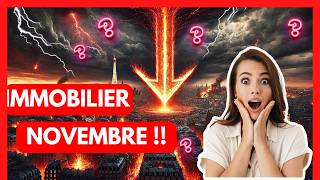 🔴 IMMOBILIER NOVEMBRE 2024  CE QUI VA TOUT CHANGER CETTE ANNÉE  😱 [upl. by Edna88]