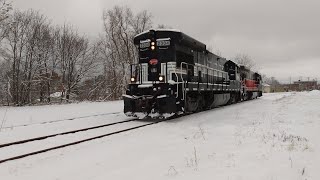 HD Finger Lakes Railway GC2 2304 amp 2306 Running LHF  Canandaigua NY [upl. by Ettenahc]