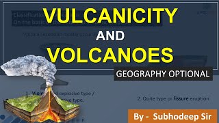 Vulcanicity and Volcanoes  Volcanic Eruption  Geography Optional  UPSC IAS [upl. by Gunther]