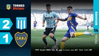 RACING 2  1 BOCA I Resumen del partido  TorneoBetano 2024 [upl. by Saleem492]