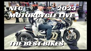 MOTORCYCLE LIVE  NEC 2023 THE BEST MOTORCYCLES  PART I [upl. by Enileuqaj173]