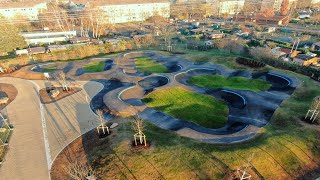 Pumptrack Raunheim  Eröffnungsveranstaltung mit Fahrtechnikdemonstration [upl. by Marion]