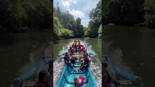 Sensasi naik perahu RameRame GREEN CANYON pangandaran [upl. by Anitaf]