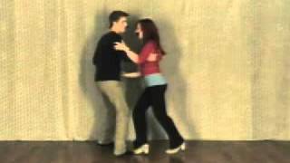 Basic Triple Time 6count Swing  Jitterbug Dance Lesson Laura Glaess Mike Roberts 637 [upl. by Yellah]