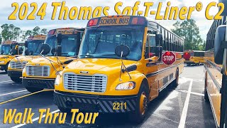 2024 Thomas SafTLiner® C2  Walk Thru Tour  Exhaust Sound [upl. by Carmelo]