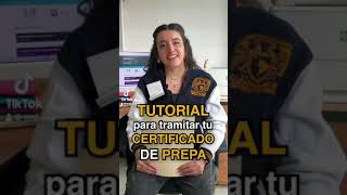 Tutorial para tramitar el Certificado de Prepa [upl. by Norag]