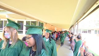 Henrico High School Senior Walk at Chamberlayne Elementary [upl. by Letsirc]