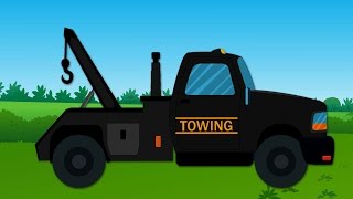 Tow Truck  Learn The Transport [upl. by Trojan]