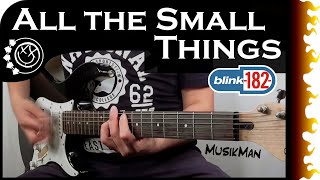 ALL THE SMALL THINGS 🎸  Blink182  GUITAR Cover  MusikMan N°108 [upl. by Fransisco]