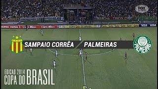 Gols  Sampaio CorrêaMA 2 x 1 Palmeiras  Copa do Brasil 2014  07052014 [upl. by Lindsey]