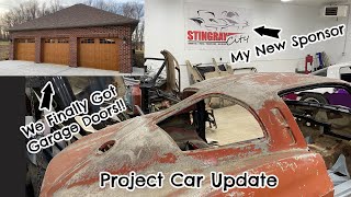 The New Shop Has Garage Doors I Have A New Sponsor But Wait Theres More Project Car Update [upl. by Inna]