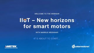 Dunkermotoren EN  Webinar IIoT – New horizons for smart motors [upl. by Ahsimot454]