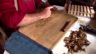 Hand rolling a quickie cigar [upl. by Assirrem]