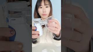 How to use a mesh nebulizerFor moisturizing [upl. by Ruomyes]