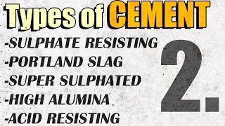 Types of Cement  Part 2 [upl. by Zalucki99]