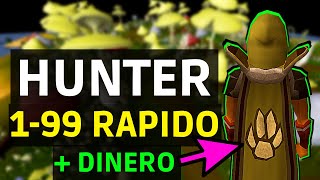 Guia Como Subir HUNTER 1 a 99 RAPIDO member Quest Varrock Museum Basement Old School Runescape 2023 [upl. by Kuhlman]