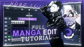 Full manga edit tutorial on alight motion [upl. by Naples]