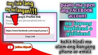 Paano ma open ang Facebook account sa inyong jowa  kahit hindi mo alam ang phone number o email [upl. by Inahteb]