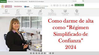 Régimen Simplificado de Confianza Declaración Mensual ISR Personas Morales Como declarar ISR Resico [upl. by Nelloc]