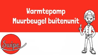 Swipe Warmtepomp  Muurbeugel buitenunit [upl. by Mcnair]