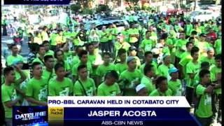 Peace caravan for BBL held in Cotabato [upl. by Olcott]