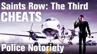 Saints Row 3 Cheats Add Police Notoriety [upl. by Cassady122]