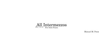 All Intermezzos No 1 2 3  Manuel Ponce Score Video [upl. by Lentha]