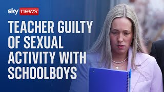 Teacher found guilty of sexual activity with two schoolboys [upl. by Ena52]