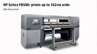 HP Scitex FB 500700 Printers [upl. by Henn]