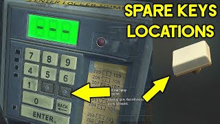 Resident Evil 2 Remake  Spare keys Locations For The Locker Terminal [upl. by Hourigan]