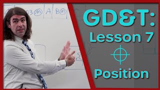 GDampT Lesson 7 Position Tolerance [upl. by Anavoig899]