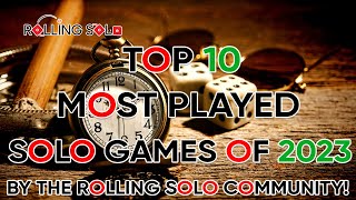 Top 30 Solo Board Games of 2023 Part 1 boardgames sologameplay [upl. by Hopper]